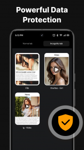 اسکرین شات 5 برنامه Private Browser: Safe & Secure
