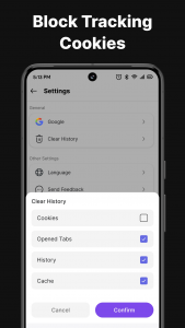 اسکرین شات 7 برنامه Private Browser: Safe & Secure