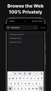 اسکرین شات 1 برنامه Private Browser: Safe & Secure