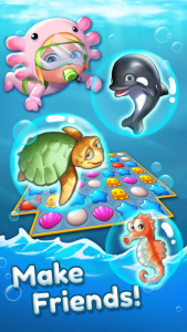 اسکرین شات بازی Ocean Friends : Match 3 Puzzle 3