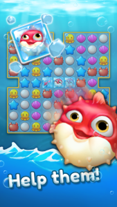 اسکرین شات 2 بازی Ocean Friends : Match 3 Puzzle