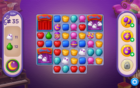اسکرین شات 6 بازی Witch & Cats – Cute Match 3