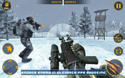 اسکرین شات بازی Sniper Battle: Fps shooting 3D 1