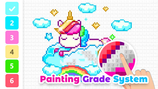 اسکرین شات 7 بازی Pix123: Color by Number Games
