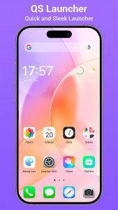 اسکرین شات برنامه QS Launcher, Quick Sleek, i OS 1