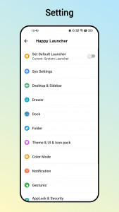 اسکرین شات 8 برنامه Happy Launcher, smile launcher