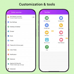 اسکرین شات 7 برنامه Smile Launcher