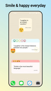 اسکرین شات 6 برنامه Happy Launcher, smile launcher