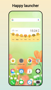 اسکرین شات 1 برنامه Happy Launcher, smile launcher