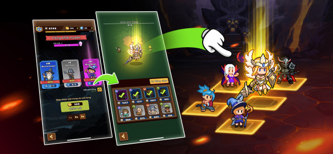اسکرین شات 4 بازی Pixel Squad: Idle RPG Legends