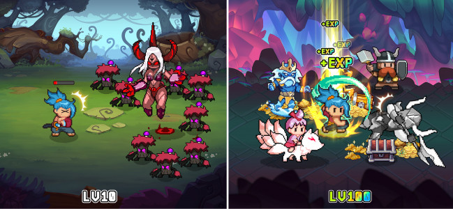 اسکرین شات 5 بازی Pixel Squad: Idle RPG Legends