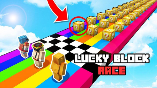 اسکرین شات برنامه Lucky Block Race Maps 2
