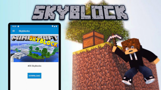 اسکرین شات برنامه SkyBlock for Minecraft PE 2