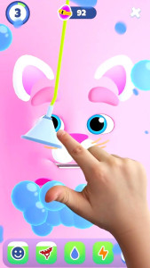 اسکرین شات 5 بازی My Talking Slimy - Slime Buddy