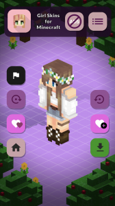 اسکرین شات برنامه Girl Skins for Minecraft 3