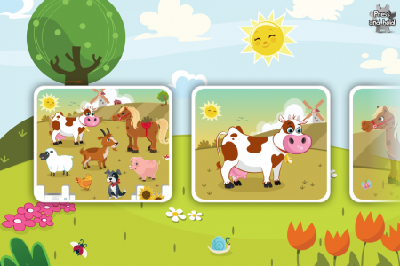 اسکرین شات بازی Animal Jigsaw Puzzle Toddlers 1
