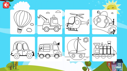 اسکرین شات 7 برنامه Finger Paint Coloring Book