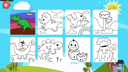 اسکرین شات 4 برنامه Finger Paint Coloring Book
