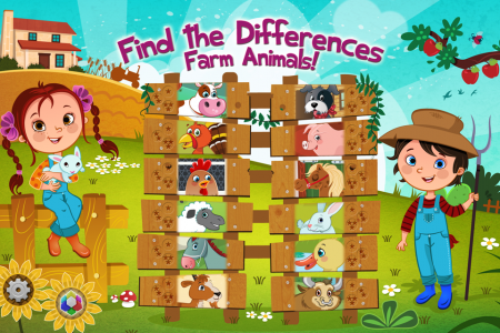 اسکرین شات 1 بازی Find the Differences - Animals