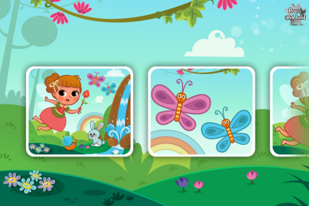 اسکرین شات 1 بازی Fairytales Puzzles for Kids