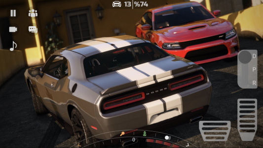 اسکرین شات بازی Parking Dodge Challenger City 4