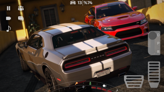اسکرین شات بازی Parking Dodge Challenger City  3