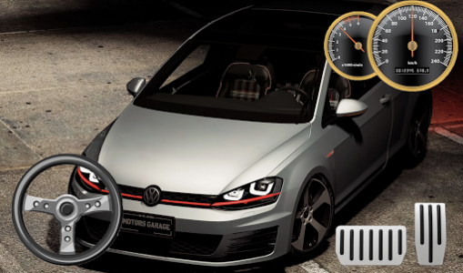 اسکرین شات بازی City Driving Volkswagen Golf Parking 2