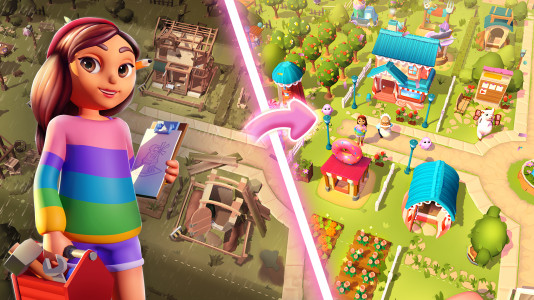 اسکرین شات 1 بازی Sweet Farm: Cake Baking Tycoon
