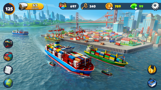 اسکرین شات 6 بازی Port City: Ship Tycoon Games