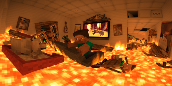 اسکرین شات 4 برنامه Floor is Lava Maps for MCPE