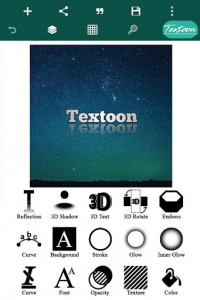 اسکرین شات برنامه Textoon - 3D Text on photo Text over photo 2