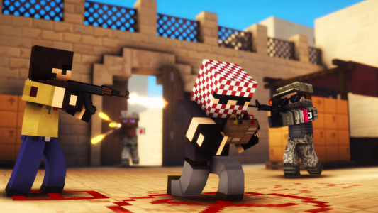 اسکرین شات بازی Pixel Strike 3D - FPS Gun Game 1