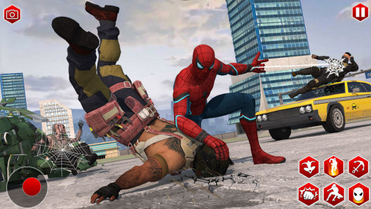 اسکرین شات بازی Spider Rope Hero Man Gangster Crime City Battle 1