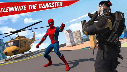 اسکرین شات بازی Spider Rope Hero Man Gangster Crime City Battle 5