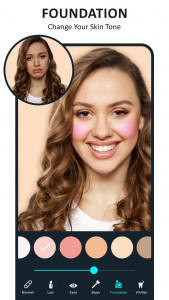 اسکرین شات 3 برنامه Beauty Makeup Camera - Selfie
