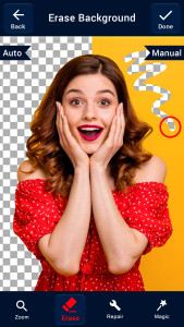 اسکرین شات 5 برنامه Auto Background Changer Eraser