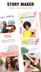 اسکرین شات 1 برنامه Story Maker: Editor & Creator