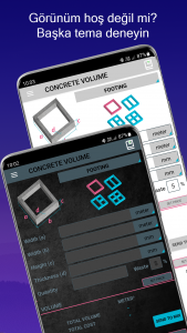 اسکرین شات 8 برنامه Concrete Calculator