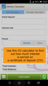 اسکرین شات 3 برنامه Deposit & Savings Calculator