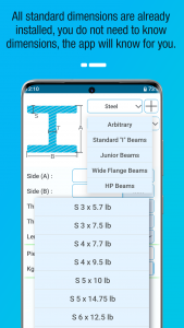 اسکرین شات 7 برنامه Metal Weight Calculator