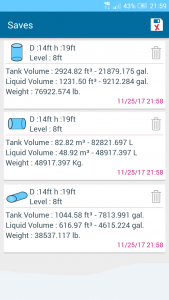 اسکرین شات 5 برنامه Tank Volume
