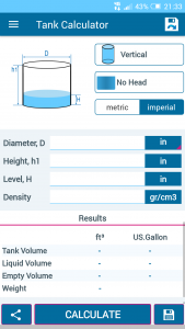 اسکرین شات 1 برنامه Tank Volume