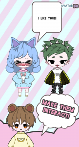 اسکرین شات 3 بازی Avatar Do chibi doll dress up