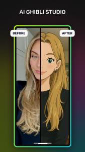 اسکرین شات برنامه CloneAI Video & Ghibli Studio 1