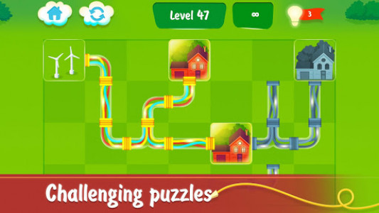 اسکرین شات بازی Energy - power lines (new puzzle game) 1