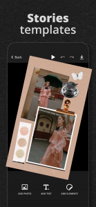 اسکرین شات برنامه Stories by Pixlr: IG Layouts 3