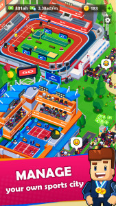 اسکرین شات بازی Sports City Tycoon: Idle Game 1