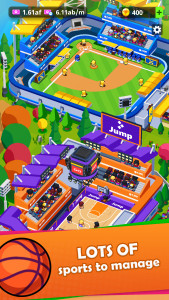 اسکرین شات 2 بازی Sports City Tycoon: Idle Game