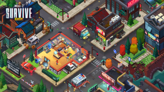 اسکرین شات 8 بازی Merge 2 Survive: Zombie Games