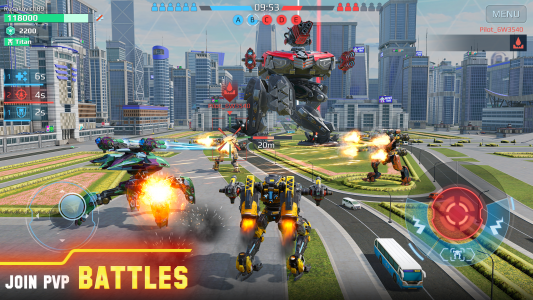 اسکرین شات بازی War Robots Multiplayer Battles 1